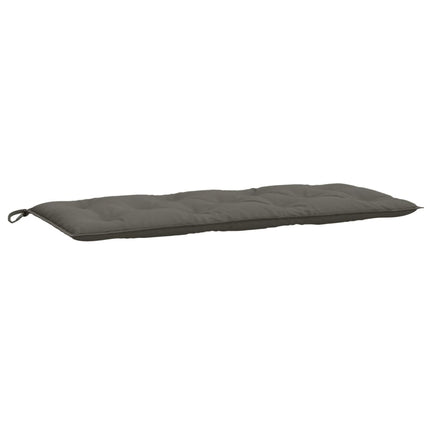 Cuscini Panca Giardino 2pz Grigio Scuro MÃ©lange 120x50x7 cm