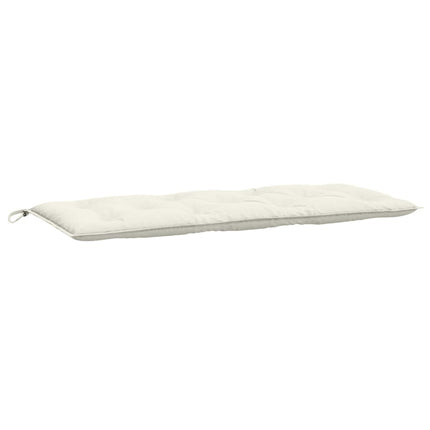 Cuscini Panca Giardino 2pz Crema MÃƒÂ©lange 120x50x7 cm in Tessuto