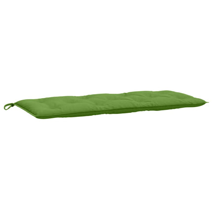 Cuscini Panca Giardino 2pz Verde MÃ©lange 120x50x7 cm Tessuto