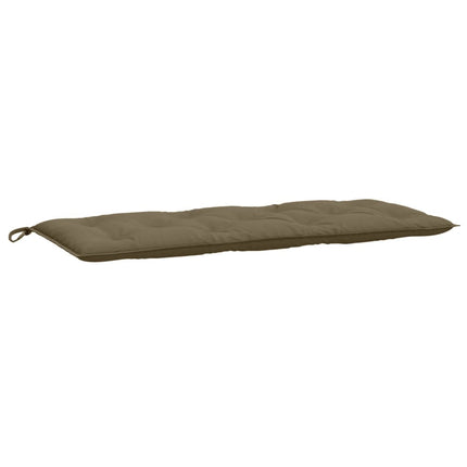 Cuscini Panca Giardino 2pz Tortora MÃ©lange 120x50x7 cm Tessuto