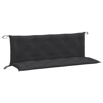 Cuscini Panca Giardino 2pz Antracite MÃ©lange 150x50x7cm Tessuto