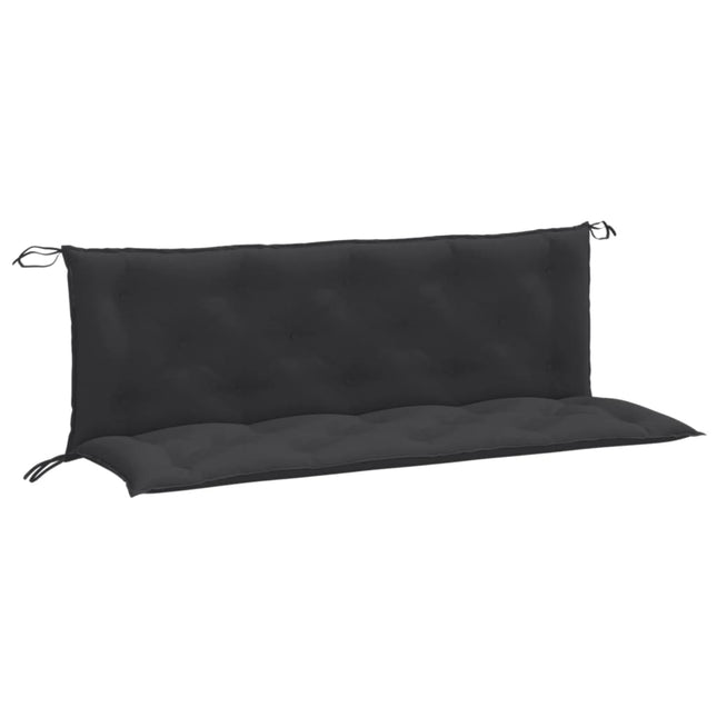 Cuscini Panca Giardino 2pz Antracite MÃ©lange 150x50x7cm Tessuto