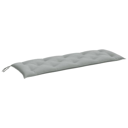 Cuscini Panca Giardino 2pz Grigio Chiaro MÃ©lange 150x50x7 cm
