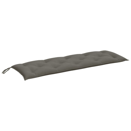 Cuscini Panca Giardino 2pz Grigio Scuro MÃ©lange 150x50x7 cm