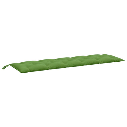 Cuscini Panca Giardino 2pz Verde Mélange 180x50x7 cm Tessuto