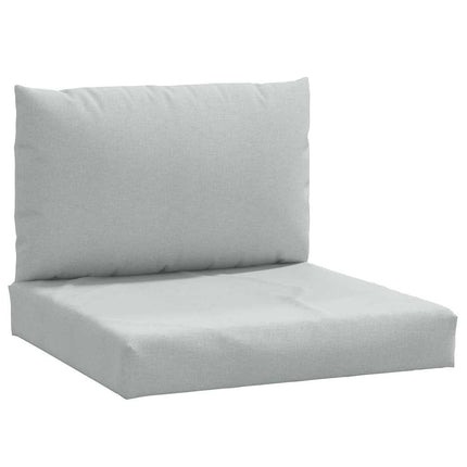 Cuscini per Pallet 2 pz Grigio Chiaro MÃ©lange in Tessuto