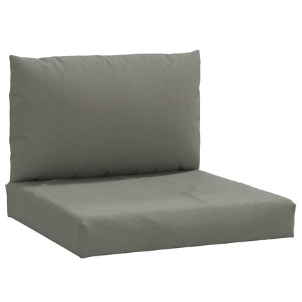 Cuscini per Pallet 2 pz Grigio Scuro MÃƒÂ©lange in Tessuto