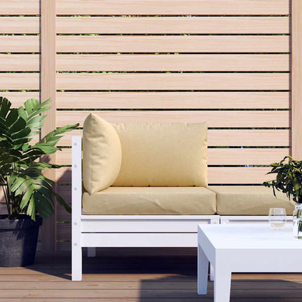 Cuscini per Pallet 3 pz Beige MÃ©lange in Tessuto