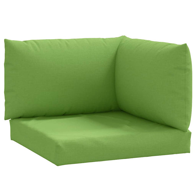 Cuscini per Pallet 3 pz Verde MÃƒÂ©lange in Tessuto