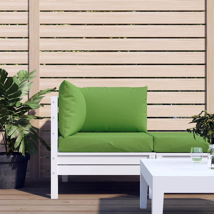 Cuscini per Pallet 3 pz Verde MÃƒÂ©lange in Tessuto
