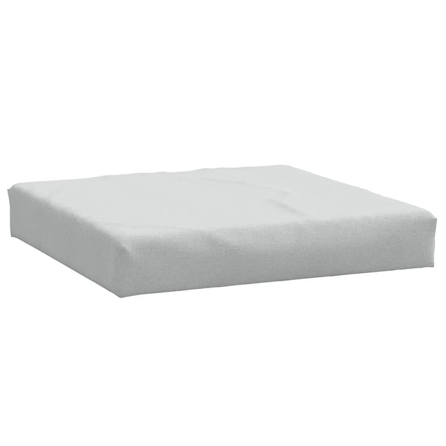 Cuscino per Pallet Grigio Chiaro MÃ©lange 60x60x10 cm in Tessuto