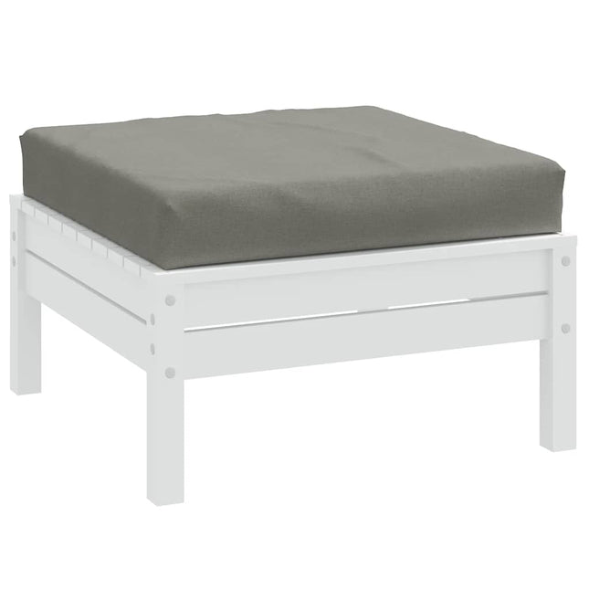 Cuscino per Pallet Grigio Scuro MÃ©lange 60x60x10 cm in Tessuto