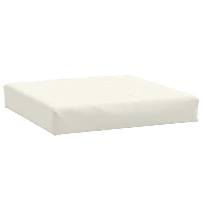 Cuscino per Pallet Crema MÃ©lange 60x60x10 cm in Tessuto
