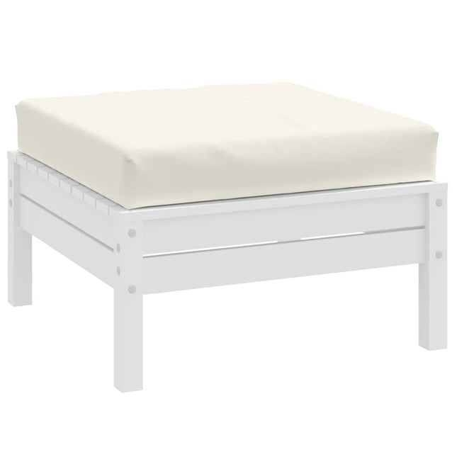Cuscino per Pallet Crema MÃ©lange 60x60x10 cm in Tessuto