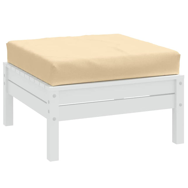 Cuscino per Pallet Beige MÃƒÂ©lange 60x60x10 cm in Tessuto