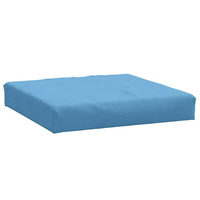 Cuscino per Pallet Blu MÃƒÂ©lange 60x60x10 cm in Tessuto