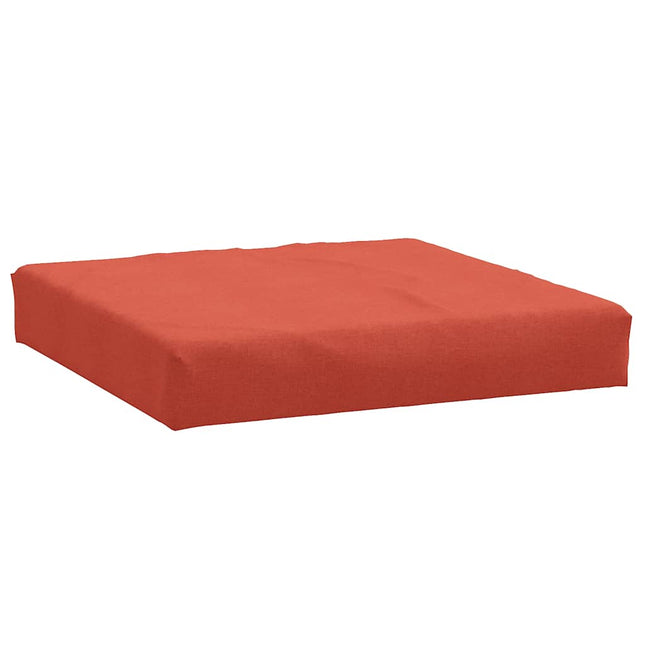 Cuscino per Pallet Rosso MÃ©lange 60x60x10 cm in Tessuto