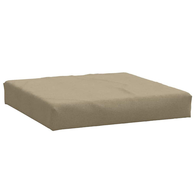 Cuscino per Pallet Tortora MÃƒÂ©lange 60x60x10 cm in Tessuto