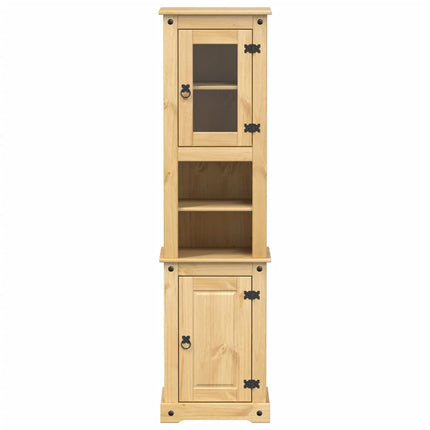 Mobile da Bagno Corona 50x40x185 cm in Legno Massello di Pino
