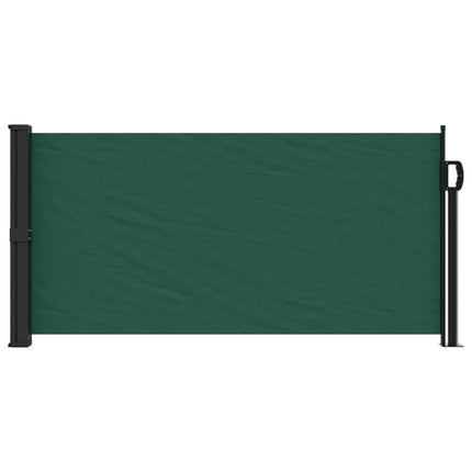 Tenda da Sole Laterale Retrattile Verde Scuro 100x300 cm