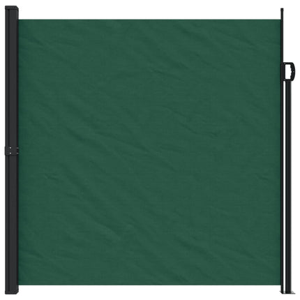 Tenda da Sole Laterale Retrattile Verde Scuro 200x500 cm