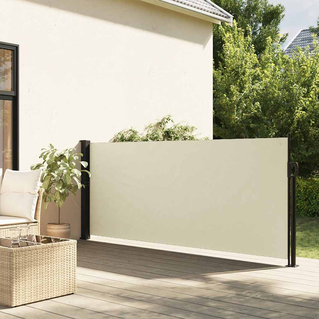 Tenda da Sole Laterale Retrattile Crema 120x600 cm