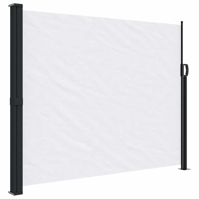 Tenda da Sole Laterale Retrattile Bianco 160x600 cm