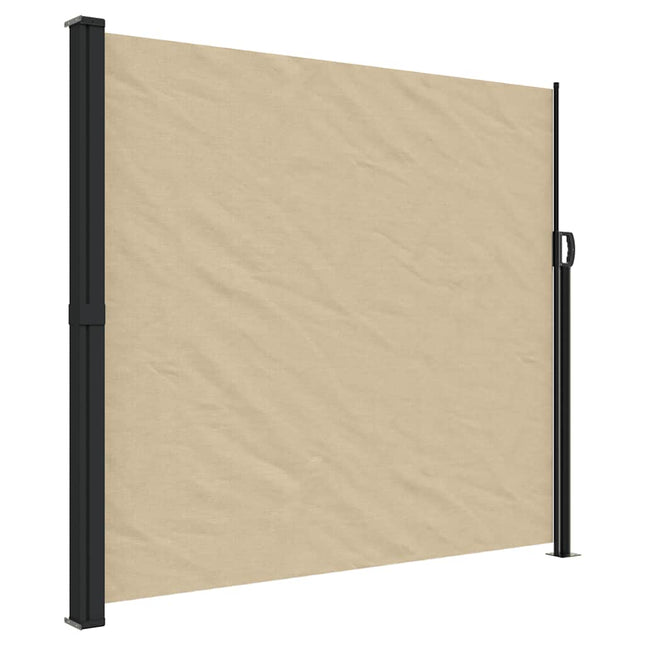 Tenda da Sole Laterale Retrattile Beige 180x600 cm