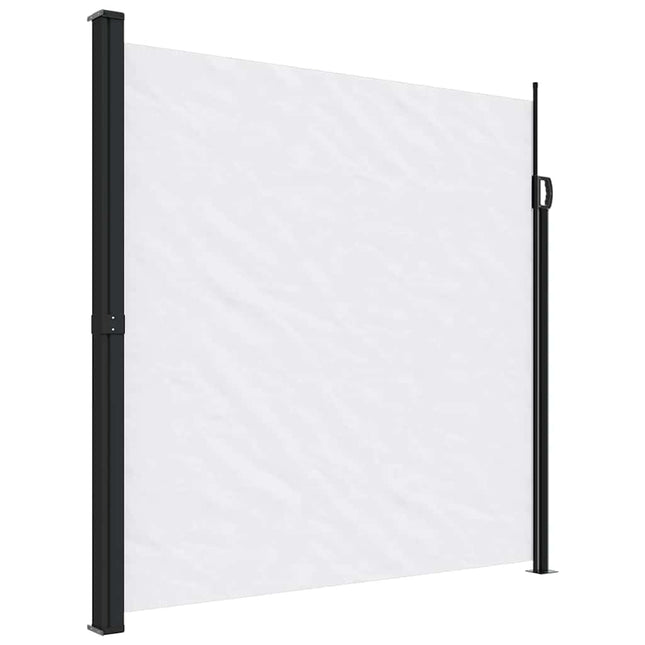 Tenda da Sole Laterale Retrattile Bianco 200x600 cm