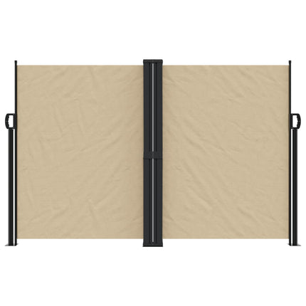 Tenda da Sole Laterale Retrattile Beige 160x1000 cm