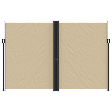 Tenda da Sole Laterale Retrattile Beige 220x1000 cm