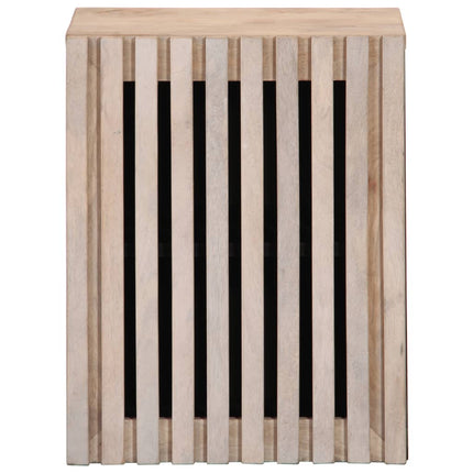 Mobile da Bagno a Parete 38x34x48 cm in Legno Massello di Mango