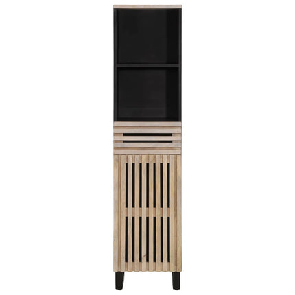 Credenza 38x34x160 cm in Legno Massello di Mango