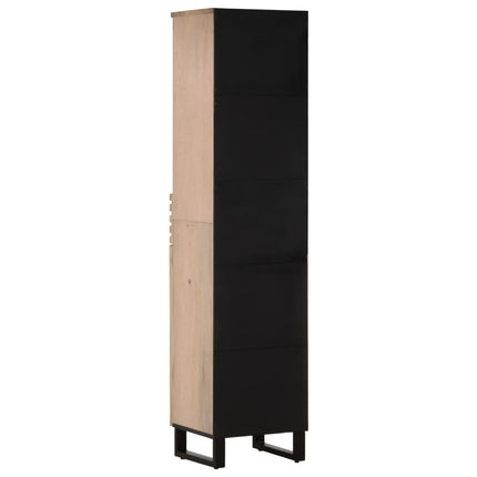 Credenza 38x34x160 cm in Legno Massello di Mango