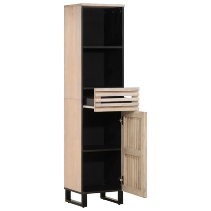 Credenza 38x34x160 cm in Legno Massello di Mango