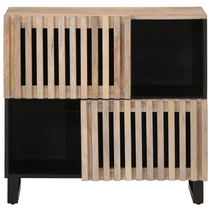 Credenza 80x34x75 cm in Legno Massello di Mango