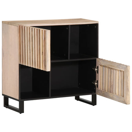 Credenza 80x34x75 cm in Legno Massello di Mango
