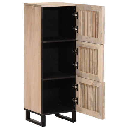 Credenza 40x34x110 cm in Legno Massello di Mango