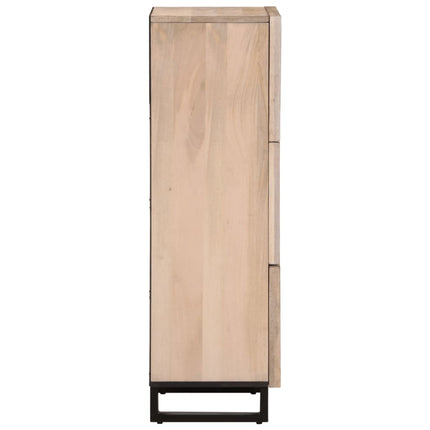 Credenza 40x34x110 cm in Legno Massello di Mango