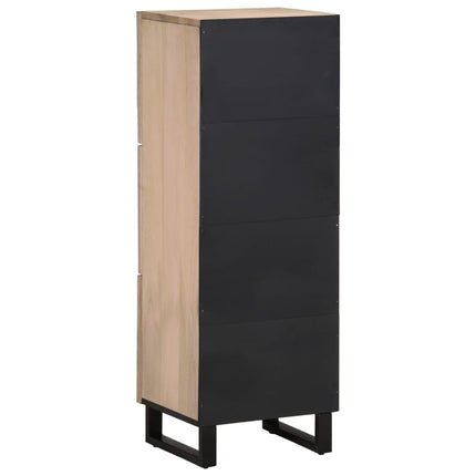 Credenza 40x34x110 cm in Legno Massello di Mango