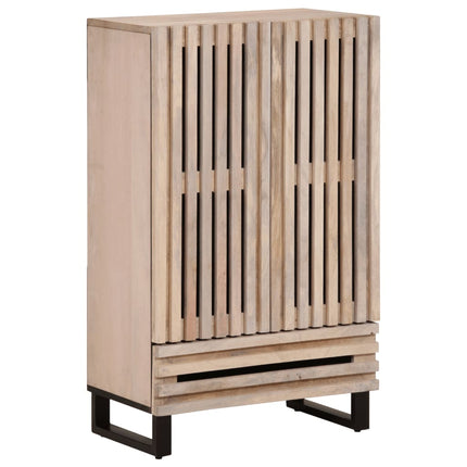 Credenza 60x34x100 cm in Legno Massello di Mango