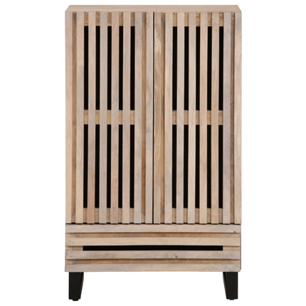 Credenza 60x34x100 cm in Legno Massello di Mango