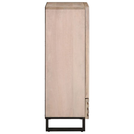 Credenza 60x34x100 cm in Legno Massello di Mango