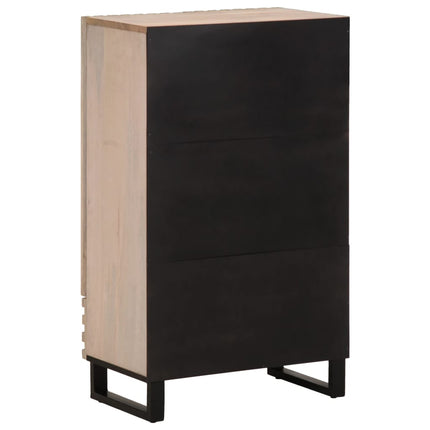 Credenza 60x34x100 cm in Legno Massello di Mango