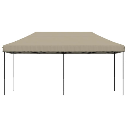 Tenda da Festa Pieghevole Pop-Up Tortora 580x292x315 cm