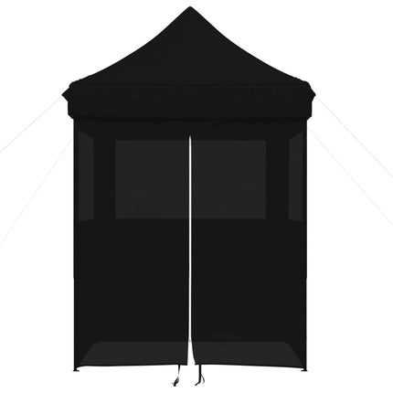 Tendone per Feste Pieghevole Pop-Up con 4 Pareti Nero