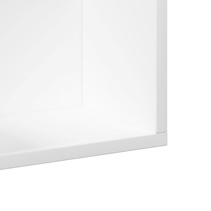 Armadietto a Muro Bianco 99x18x16,5 cm in Legno Multistrato