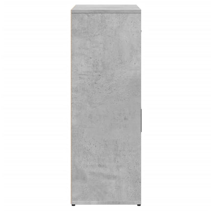 Credenza Grigio Cemento 60x30x84 cm in Legno Multistrato