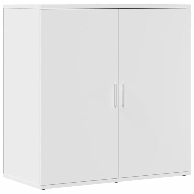 Credenza Bianca 79x38x80 cm in Legno Multistrato