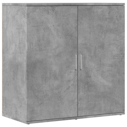 Credenza Grigio Cemento 79x38x80 cm in Legno Multistrato